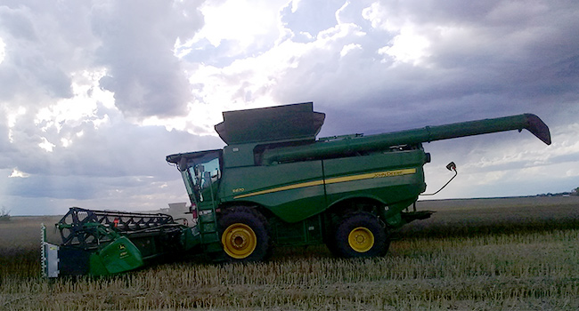 John-Deer-Combine-out-in-the-field